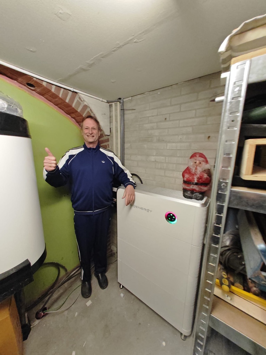 Tevreden klant met Sigenergy batterij